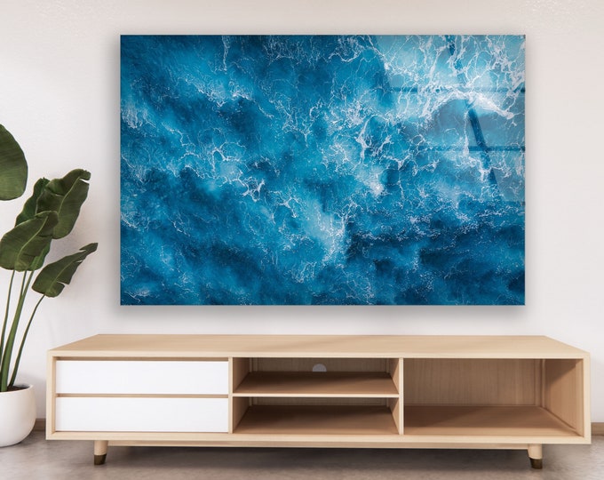 Tempered Glass Wall Art-Wall Decor--Glass Printing-Large Wall Art-Wall Hangings-Lake View Nature Landscape Wall Art Gift for her