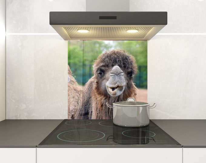 Tempered Glass Animal Backsplash Design-Cooker Wall Backsplash Panel-Glass Splashback For Kitchen