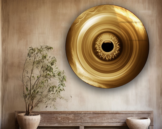 Tempered Glass Wall Art-Eye Wall Art -Eye Wall Decor-Glass Printing -Large Wall Art-Wall Hangings-Eye Window Decor