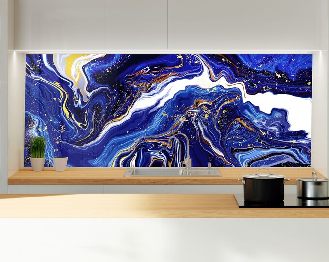 Kitchen Glass Splashback-Tempered Glass Beach Stones Backsplash Tile Kitchen Backsplash Tiles-Cooker Panel Waterproof-Bathroom Spa Decor-