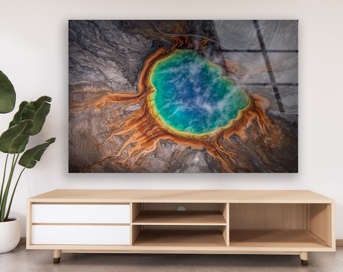 Tempered Glass Wall Art-Green Marble Wall Decor-Home Decor-Large Wall Art Gifts for her-Stained window glass Art-Green Abstract Wall Art