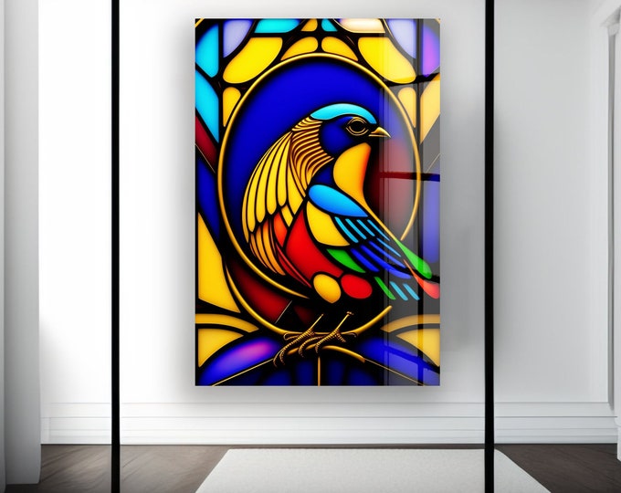 Tempered Glass Wall Art-Abstract Fractal Wall -Office Decoration-Abstract Wall Art Gifts for Her