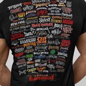 Famous Headbangers Design T-Shirt