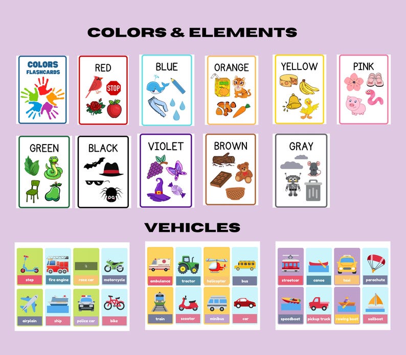 Preschool Kindergarten Learning, Kids Activity, Printable Flashcards ...