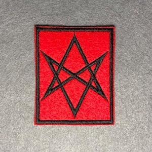 Embroidered Patch - Iron-On/Sew-On Aesthetic Patch for Jackets, Bags, Hats Hexagram