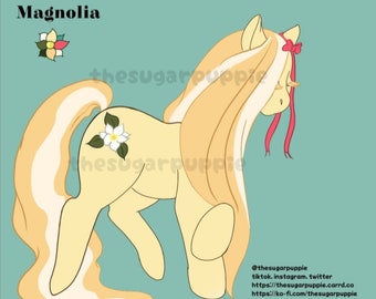 Magnolia MLP Inspired Adoptable Southern Pony Series