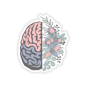 Mental Health Matters Sticker, Vinyl Inspirational Sticker, Spiritual Sticker, Mental Health Sticker, Laptop Sticker, Water Bottle Sticker