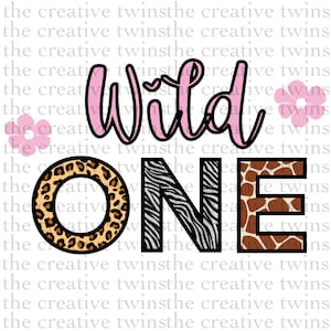 Wild One 1st Birthday PNG digital design | sublimation design | 1st birthday | digital download