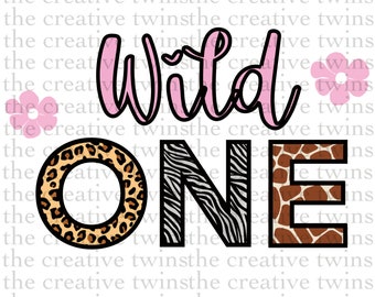 Wild One 1st Birthday PNG digital design | sublimation design | 1st birthday | digital download