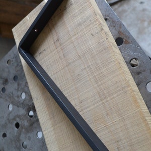 Inverted Shelf Bracket, Metal Shelf Bracket, Iron Shelf Bracket, J Bracket, Industrial Shelf Bracket, Modern Shelf Bracket