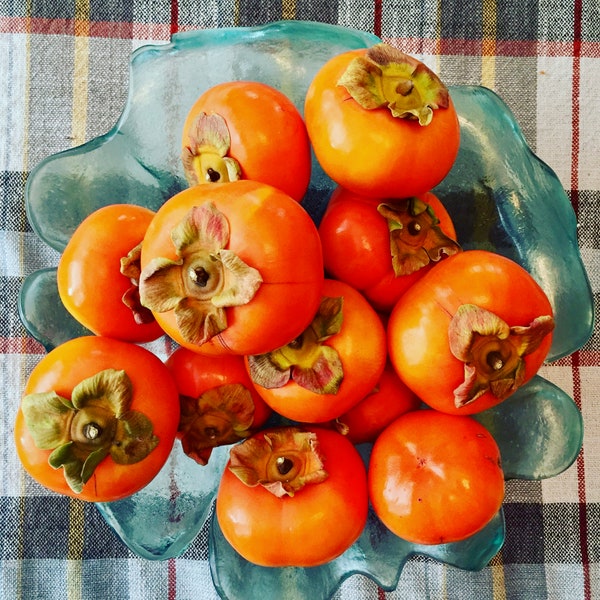 More Persimmons Please - Art Photography Print, Unframed Wall Art, Kitchen Art, Food Photography, Persimmons Wall Art, Pop of Color Photo
