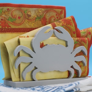 Crab Napkin Holder | Kitchen | Dining | Patio | Table Centerpiece | Beach House Decor
