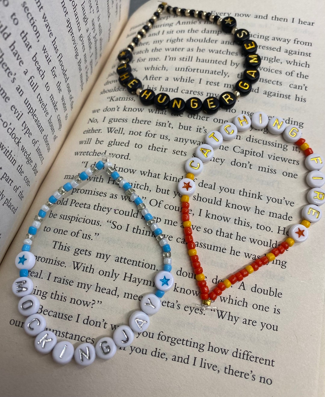 The Hunger Games Catching Fire Mockingjay the Ballad of Songbirds and  Snakes Book Bracelets - Etsy, image size:1080x1320