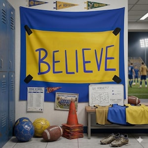 Ted Lass o | Tapeçaria Believe: Arte de parede inspiradora