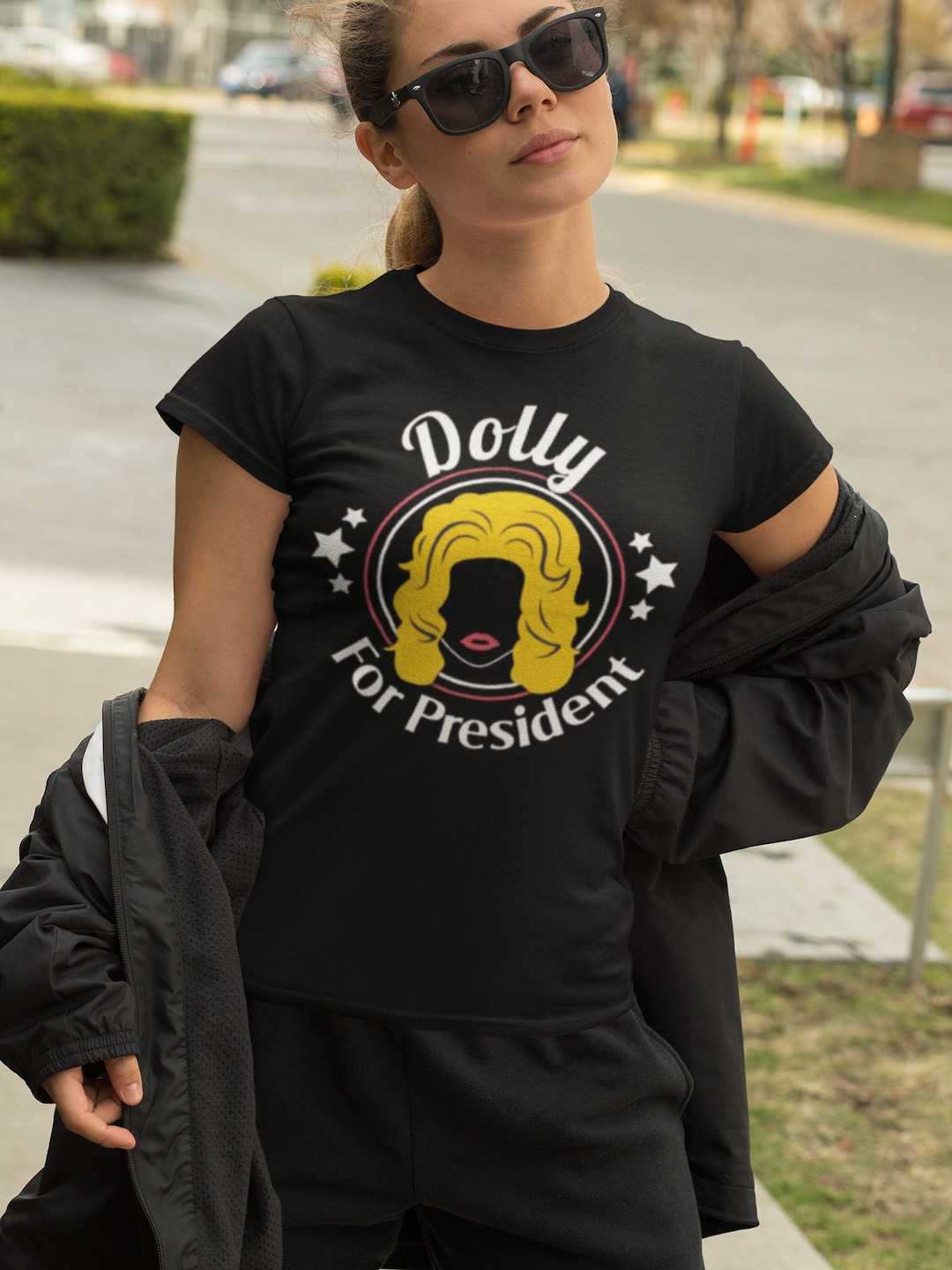 Dolly Queen Love Ally Dolly for President Women's - Etsy