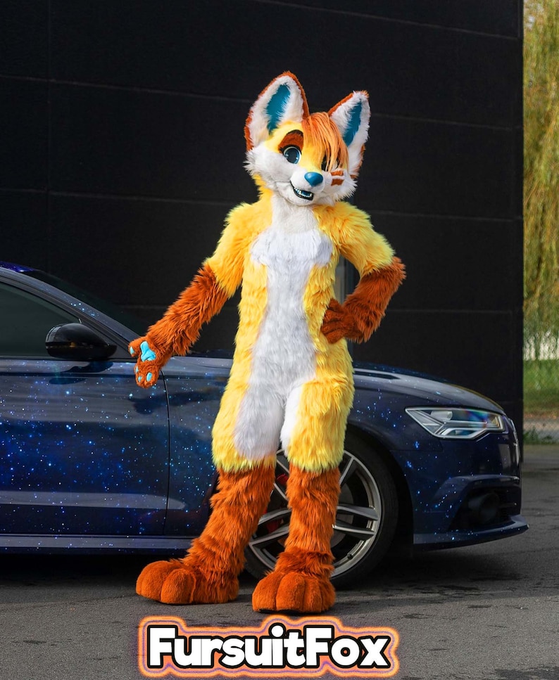 Fursuit fox furry premade fursuit complete fursuit full etsy uk