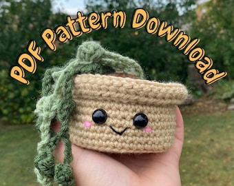Crochet Potted Plant String of Pearls PDF Pattern Download Only