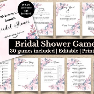 Jeux de douche nuptiale, modèle de signes de mariage, téléchargement instantané de jeux de douche nuptiale, jeux de douche de mariage, signe de douche de mariage