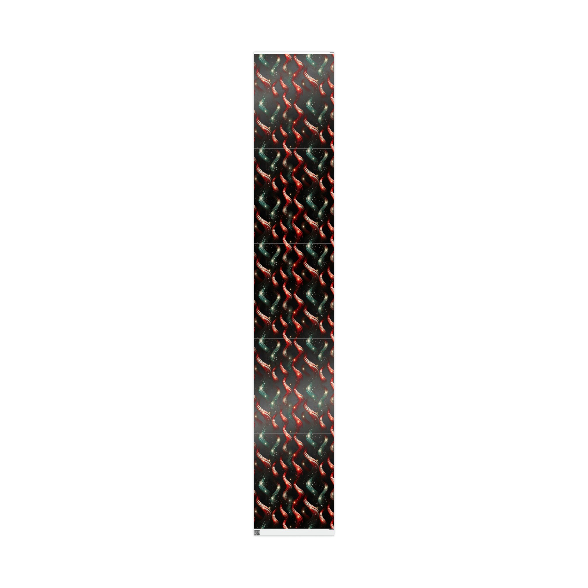Discover Red and Green Christmas Swirls Holiday Winter Themed Wrapping Paper | Red Green Christmas Themed Gift Wrap