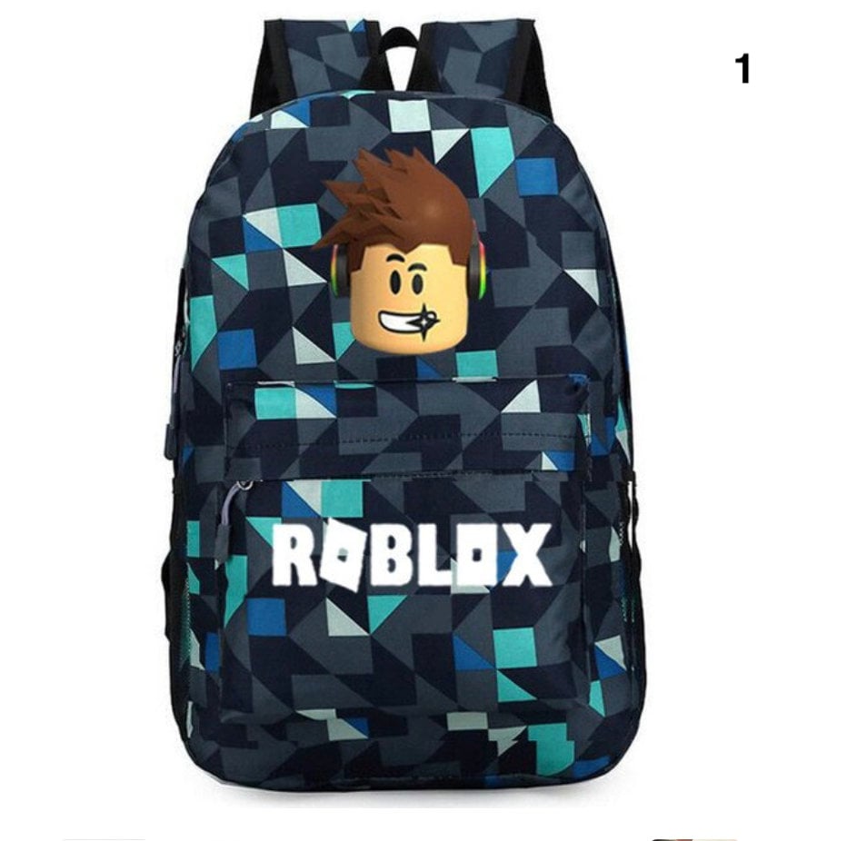 ROBLOX Backpack for Students Unisex Travel School Bag With Etsy