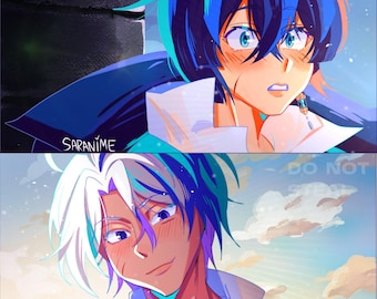 Impresión a juego de Vanitas No Carte / El caso de estudio de la impresión de anime de Vanitas / Anime / Impresión de bullet journal / Impresión de journaling / Vanitas y Noe