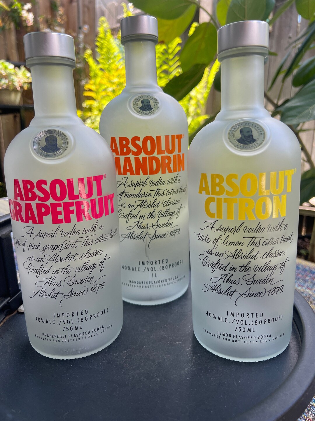 Vodka Empty Absolut Vodka Empty Bottles Limited Editions & Discontinued in Frosted ...