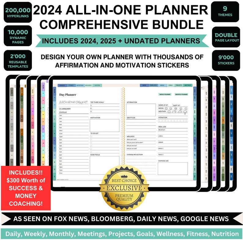 2025 Calendar 2025 Digital Planner Goodnotes Planner iPad Journal iPad