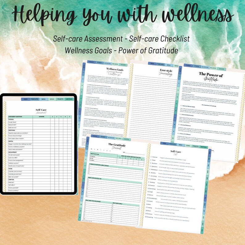 2024 Calendar Digital Planner iPad Journal Yearly Planner Monthly