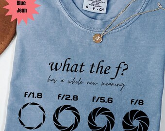 Funny Photography Gift for Photographer, Shirt for Photography Student, F-Stop Sweatshirt for Camera Lover, Photography Teacher Crewneck