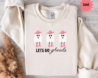 Lets Go Ghouls Sweatshirt, Let's Go Ghouls, Ghouls Sweatshirt, Girl Group, Cute Ghoul, Ghouls Halloween, Go Ghouls, Halloween Ghoul Shirt