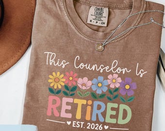 Counselor Retirement Shirt for Therapist Retiring Soon Gift, School Counselor Retiring Coworker TShirt for Counseling Retirement Present