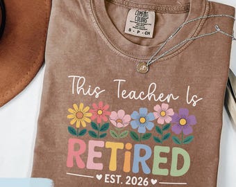 Teacher Retirement Gift for Retiring Soon Teacher Retirement Shirt, Retired Teacher Gift for Coworker, Retired Educator Present for Teacher