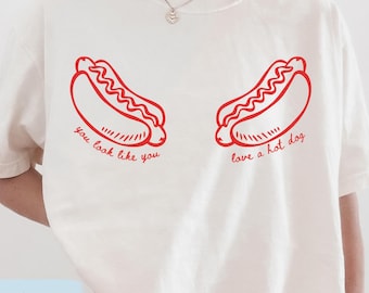Comfort Colors® Hot Dog Shirt for July 4th, Bad Day to be Hotdog, Cute Glizzy TShirt for Summer, Memorial Day Tee, Labor Day Hot Dog Lover