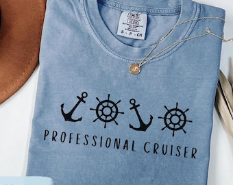 Professional Cruiser Shirt for Cruise Lovers, Cruise Shirt for Cruise Summer Vacation TShirt, Family Cruise Sweatshirt, Cruise Ship Crewneck