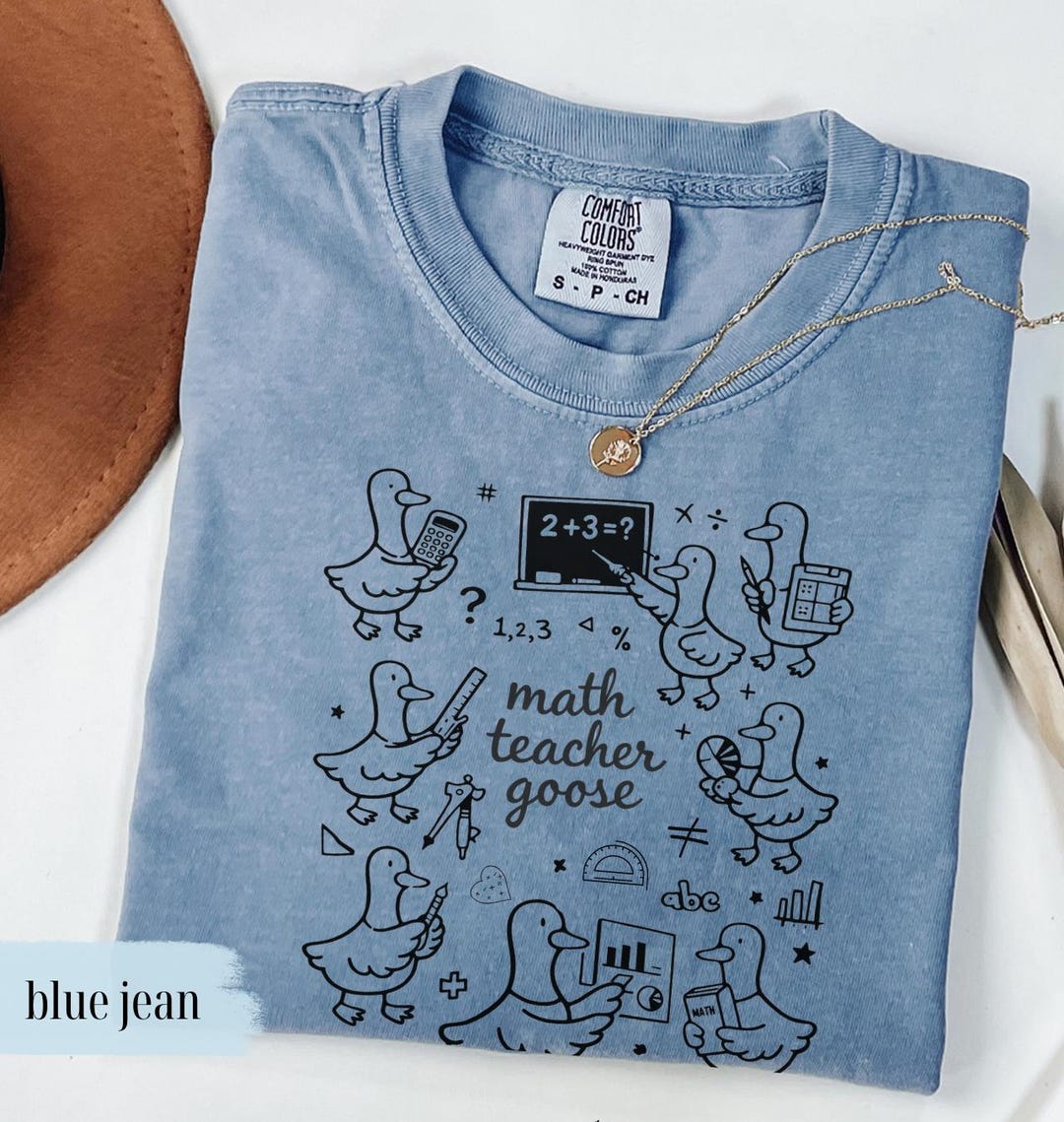 Math Teacher Goose Shirt for Mathematics Teacher Appreciation Gift ...