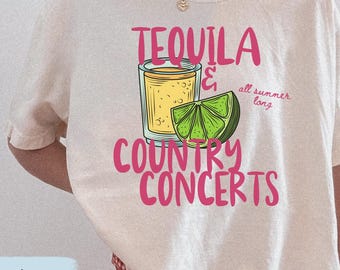 Comfort Colors® Summer Country Concerts Shirts, Country Music Concert Tee, Gift for Country Girl, Cowgirl Summer Music Festival