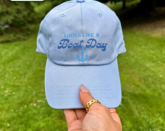 Embroidered Looks Like a Boat Day Hat, A Boat Life Baseball Hat, Boat Days Lake Hats, Boating Hats, Gifts for River Lovers, Lake Lover Caps