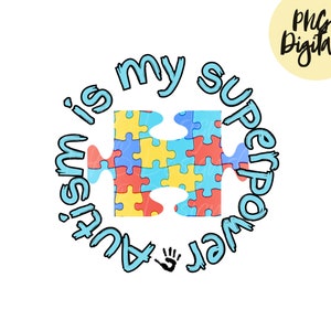 Autism is my Superpower PNG Autistic Awareness