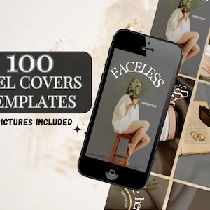 Instagram Reels Covers, Instagram Vorlage , Canva Template, Reel Covers, Post Template