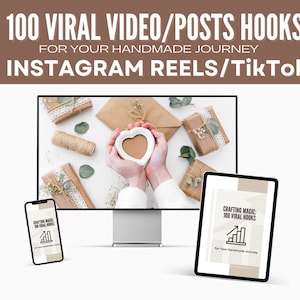 Instagram Reels Template, Video Hooks, Posts Hooks, Tiktok Templates, Small Business Social Media Templates, Marketing for Instagram