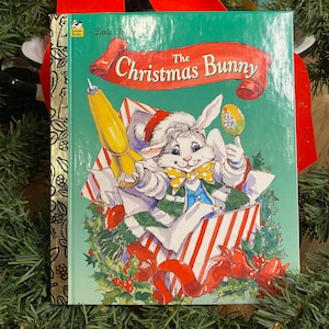 The Christmas Bunny 450-13 Little Golden Book 1966 , 1994 Vintage Christmas Children&#39;s Book