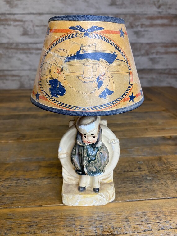Vintage sailor lamp deals