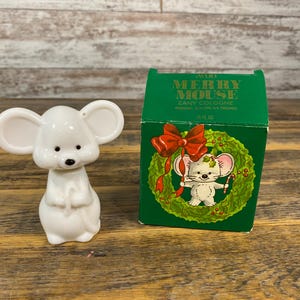 Vintage Avon Merry Mouse Zany Cologne Perfume  - .75 fl oz *New*