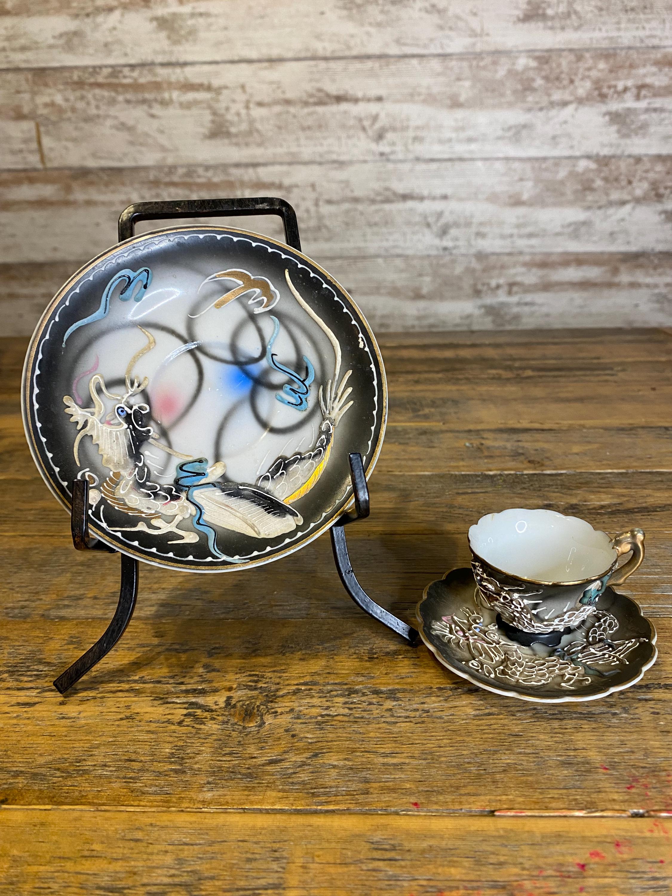 Japanese Dragon Tea Set - Etsy