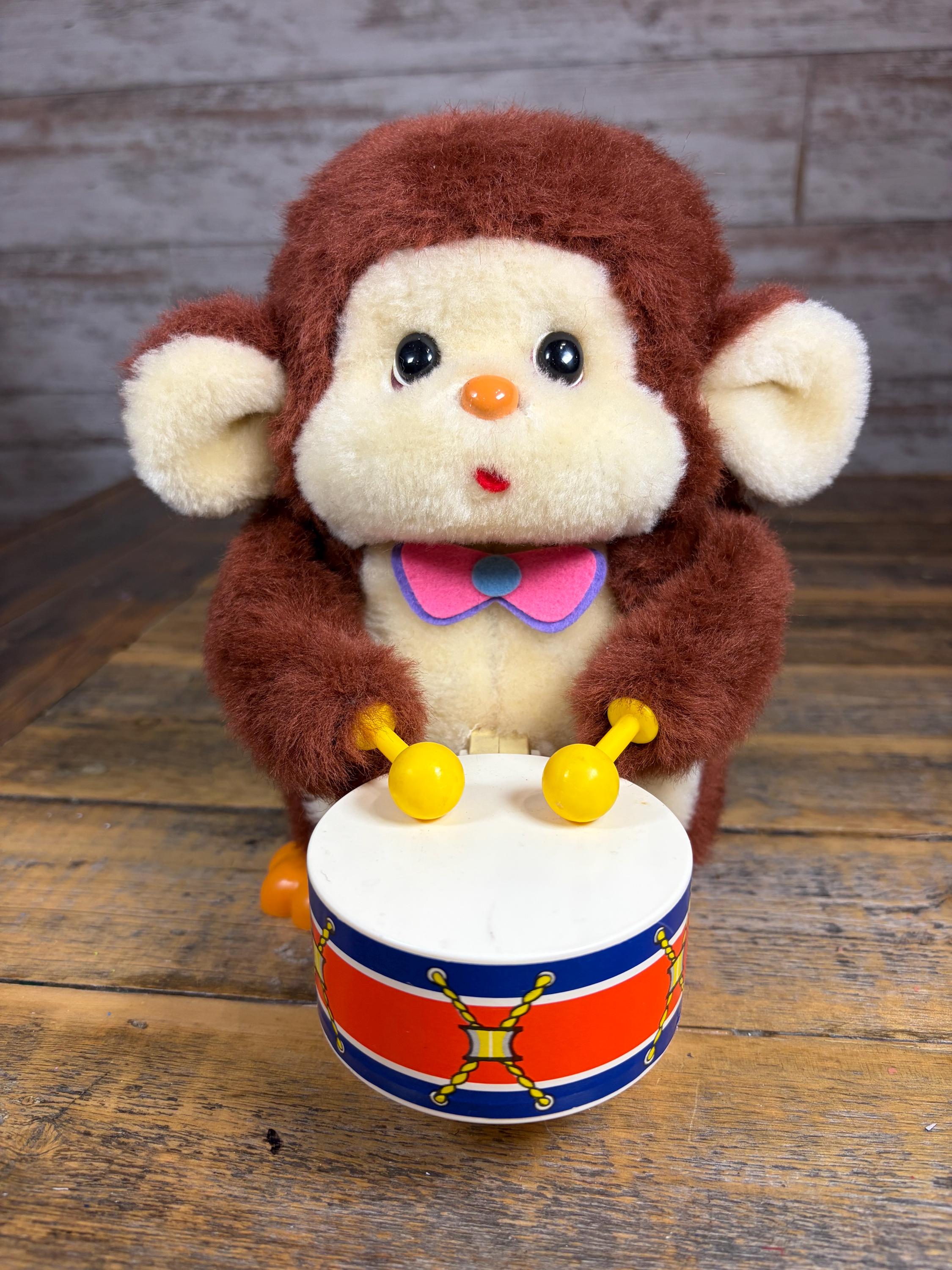 Drumming monkey toy - Etsy 日本