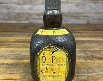 Vintage Grand Old Parr De Luxe Scotch Whiskey/jar Bottle Jug