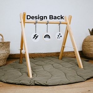 Jollein Spielbogen Anhänger Set - 3er Set Mit Auto, Schlüssel & Spiegel Für Babys Spielbogen