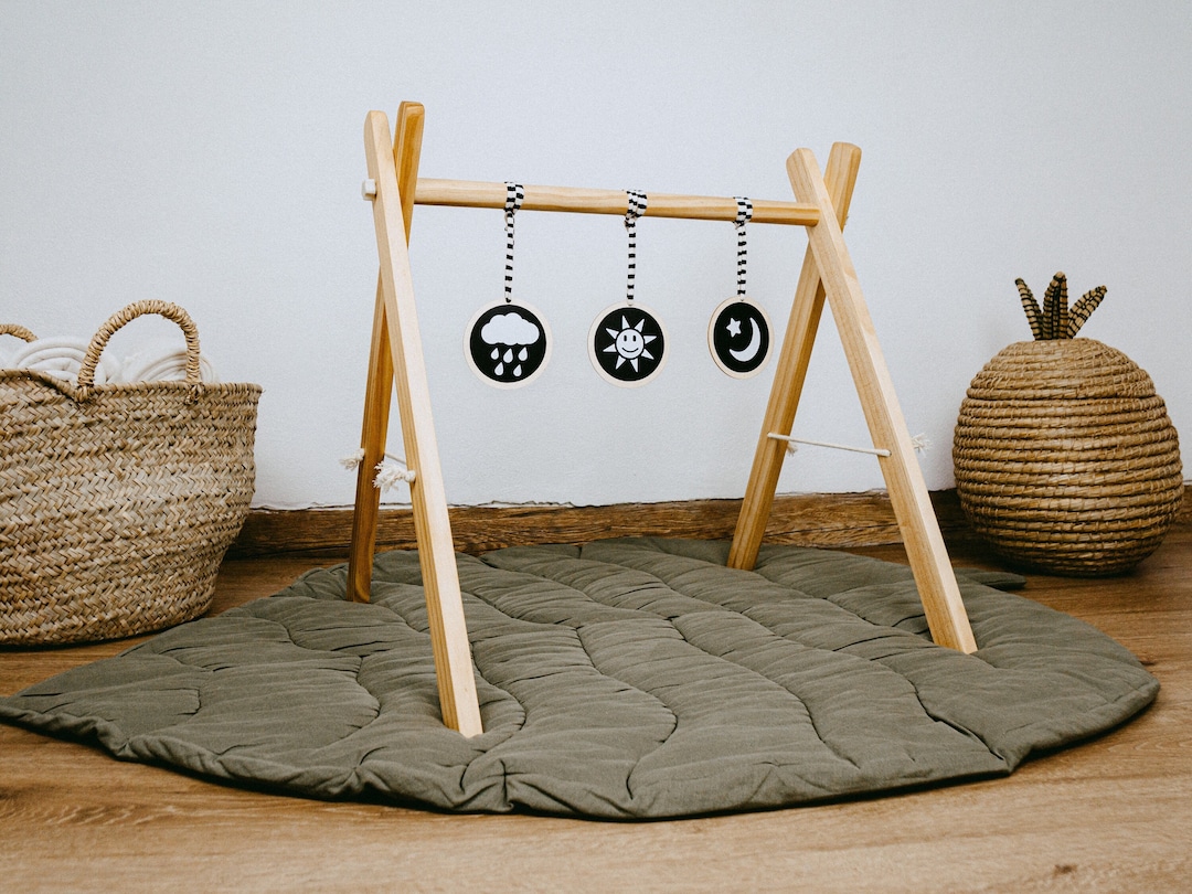 Jollein Baby Spielbogen Anhänger Set - 3-teilig Mit Auto, Schlüssel & Spiegel