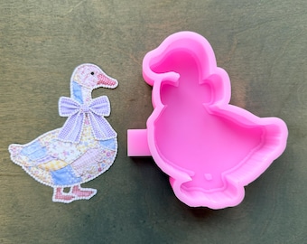 Patchwork Goose Freshie Mold with Cardstock Inserts | Quilted Goose