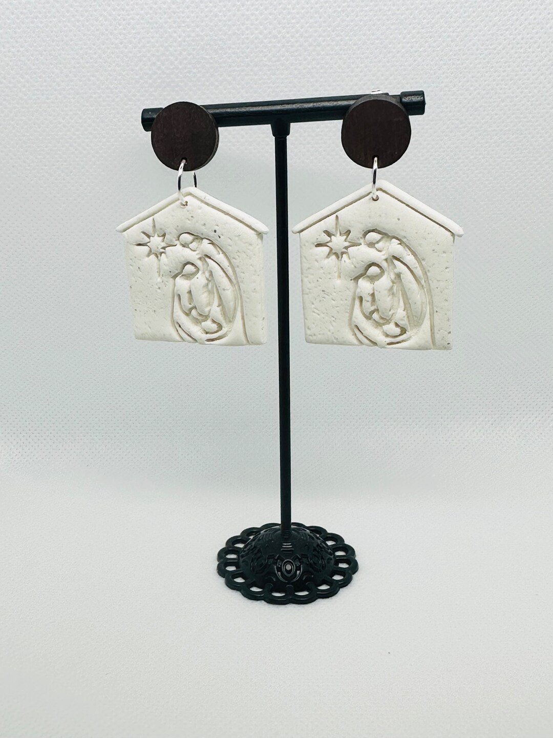 Beautiful Nativity Earrings Etsy